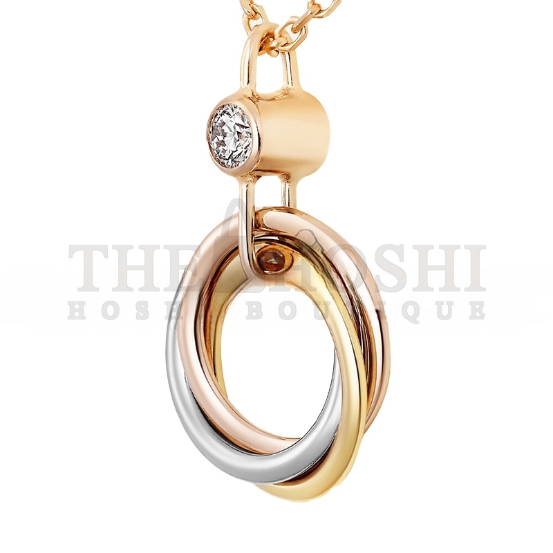 Ca*t1er TRINITY NECKLACE B7223500 Master Quality