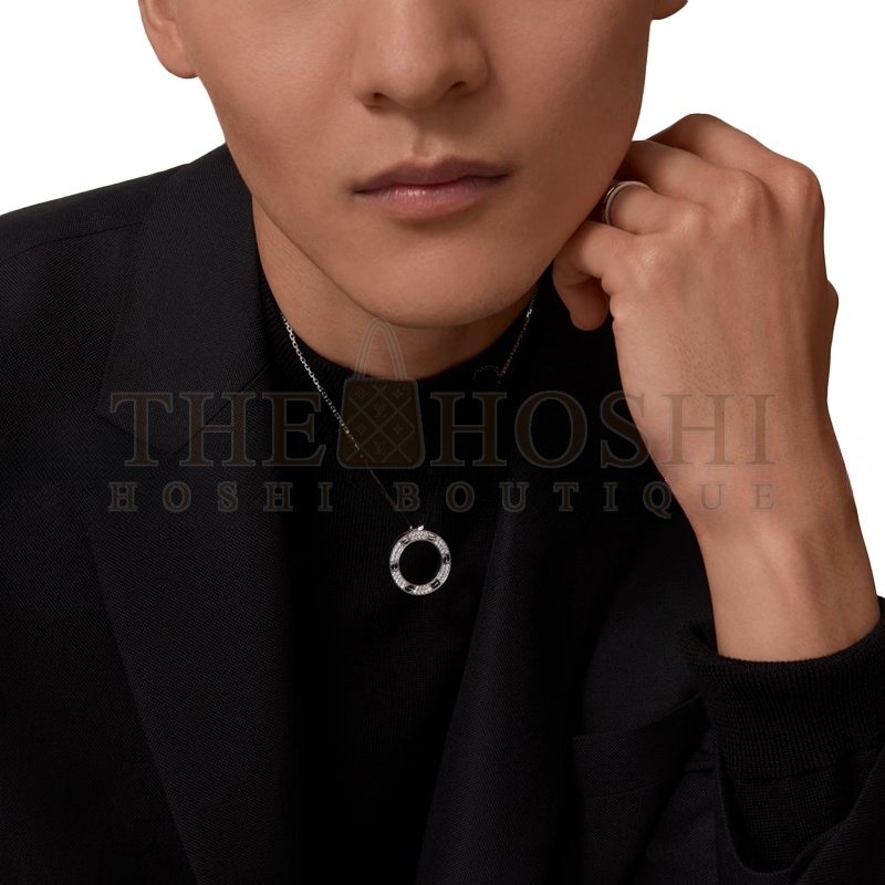 Ca*t1er LOVE NECKLACE, PAVED B7058000 Master Quality