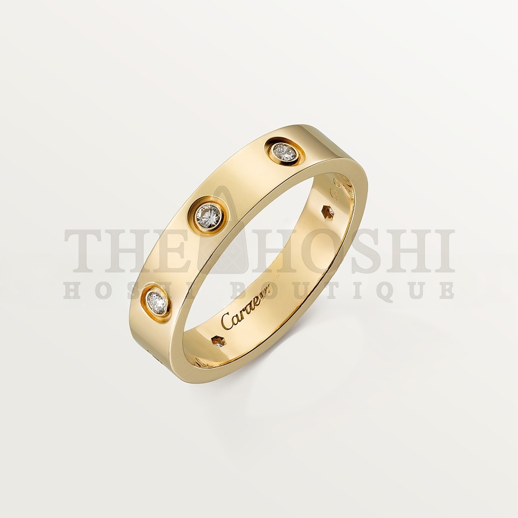 Ca*t1er  LOVE WEDDING BAND, 8 D1am0ndS B4056200 Master Quality