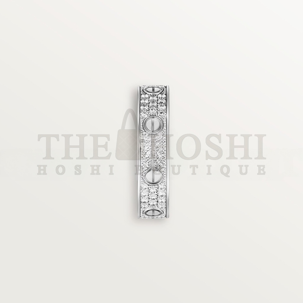 Ca*t1er  LOVE WEDDING BAND, D1am0nd-PAVED B4083400 Master Quality