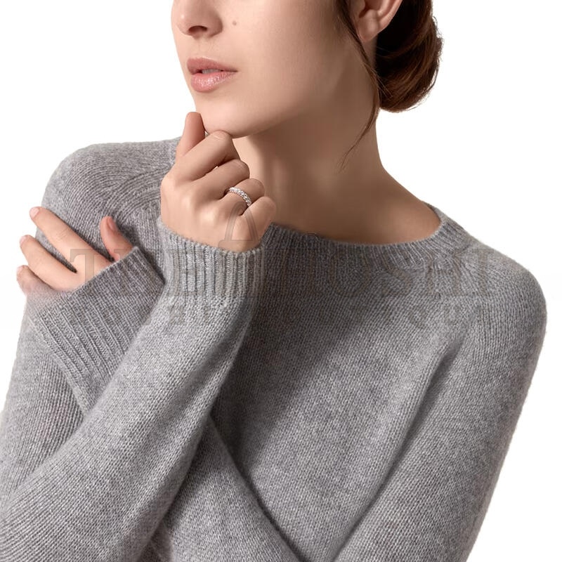 Ca*t1er ETINCELLE DE Ca*t1er WEDDING RING, WIDTH 3.5 MM, SEMI-PAVED B4216500 Master Quality