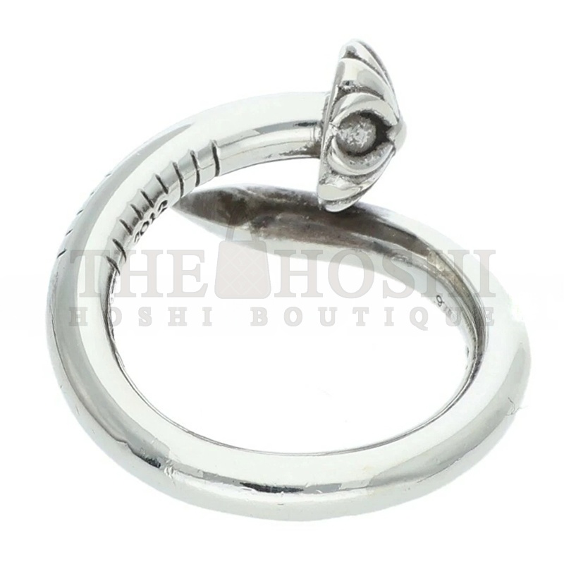 Ch*0me He**ts NAIL CRSBALL CROSSBALL SILVER RING Master Quality