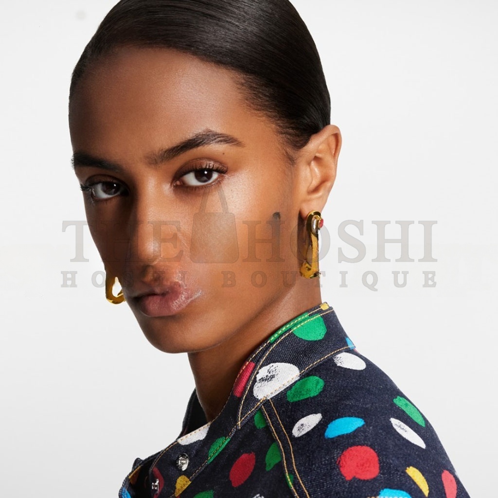 L0vis Vvtt0n X YAYOI KUSAMA LV EDGE EARRINGS M01065 Master Quality