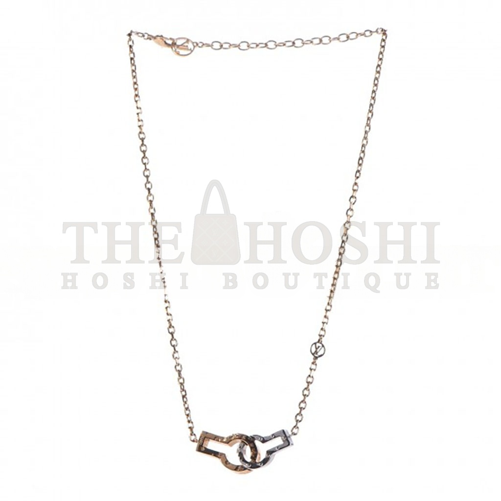L0vis Vvtt0n TWIN LOCKS S*pPLE NECKLACE M64887 Master Quality