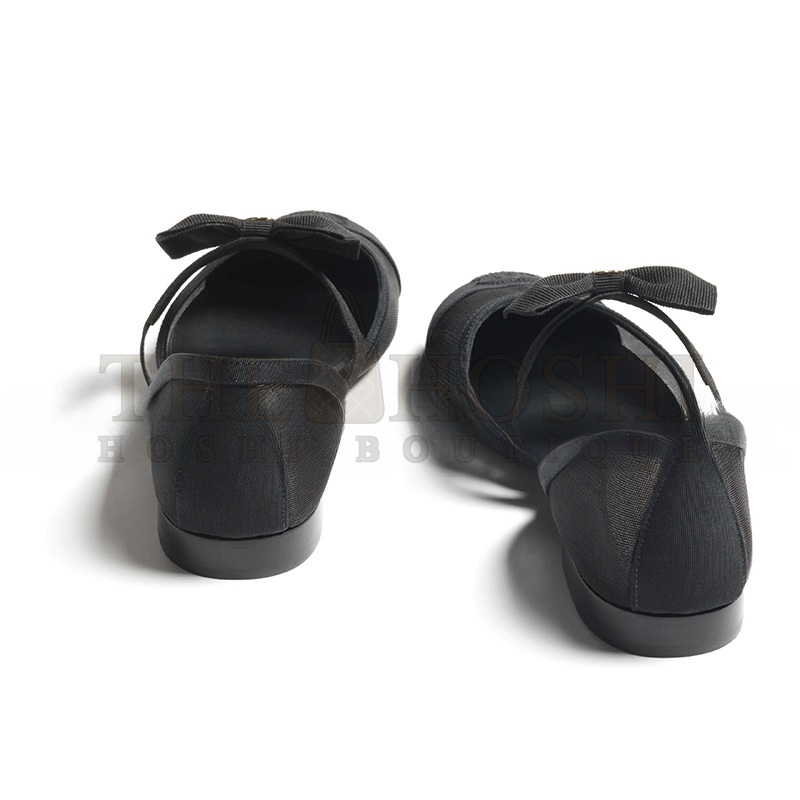 Ch**el MARY JANES MESH & GROSGRAIN G46701 Master Quality