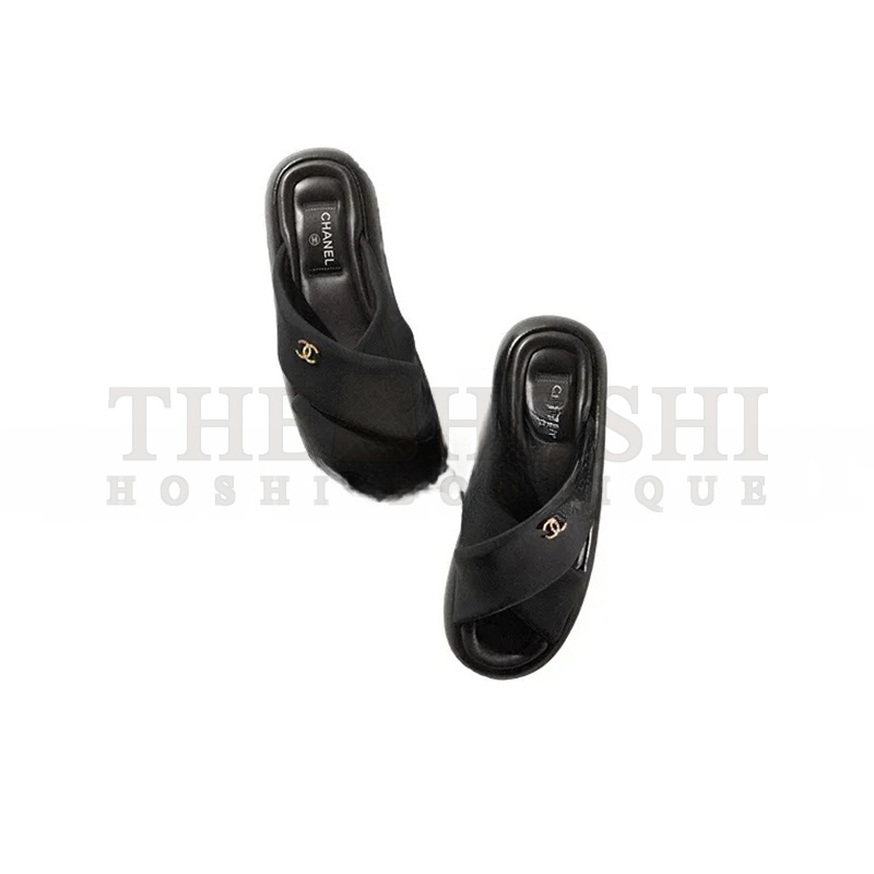 Ch**el MULES FABRIC BLACK G38864 X56508 94305 Master Quality