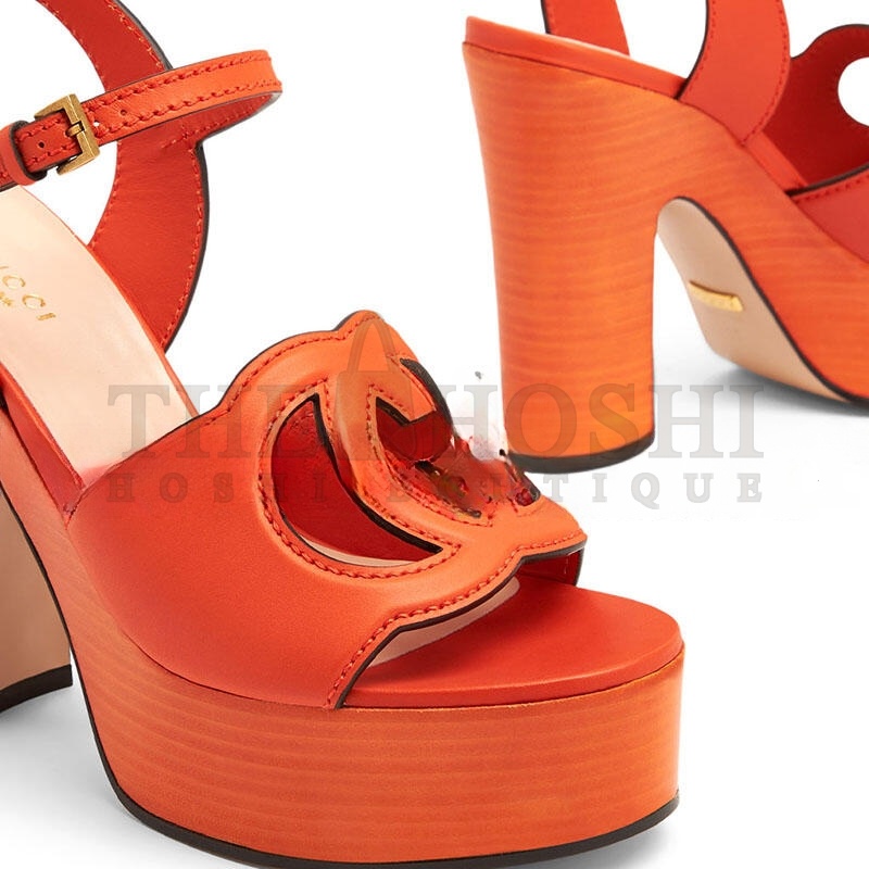 Gvc*1 INTERLOCKING G CUT OUT SANDALS Master Quality