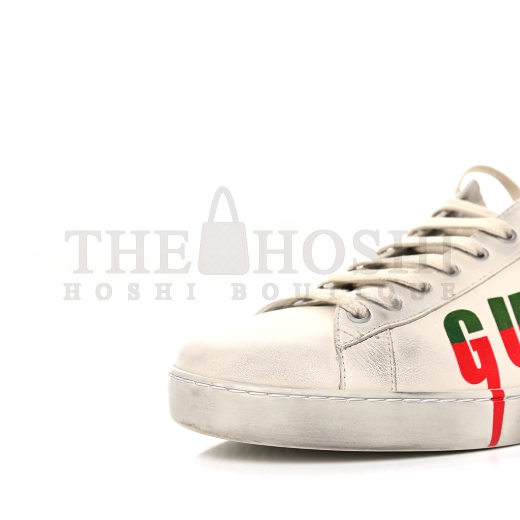 Gvc*1 DISTRESSED CALFSKIN MENS ACE BLADE SNEAKERS 11 923484 Master Quality