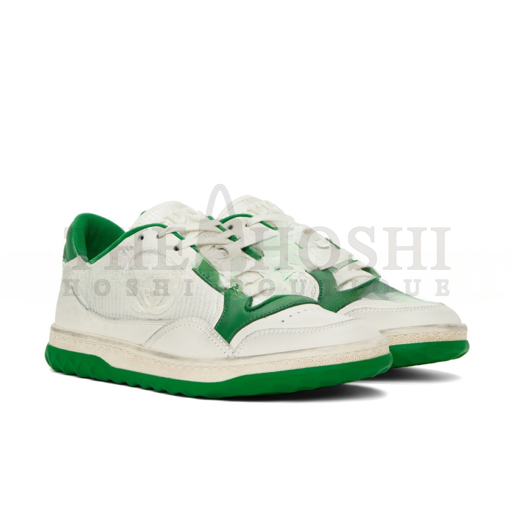 Gvc*1 OFF-WHITE & GREEN MAC80 SNEAKERS Master Quality