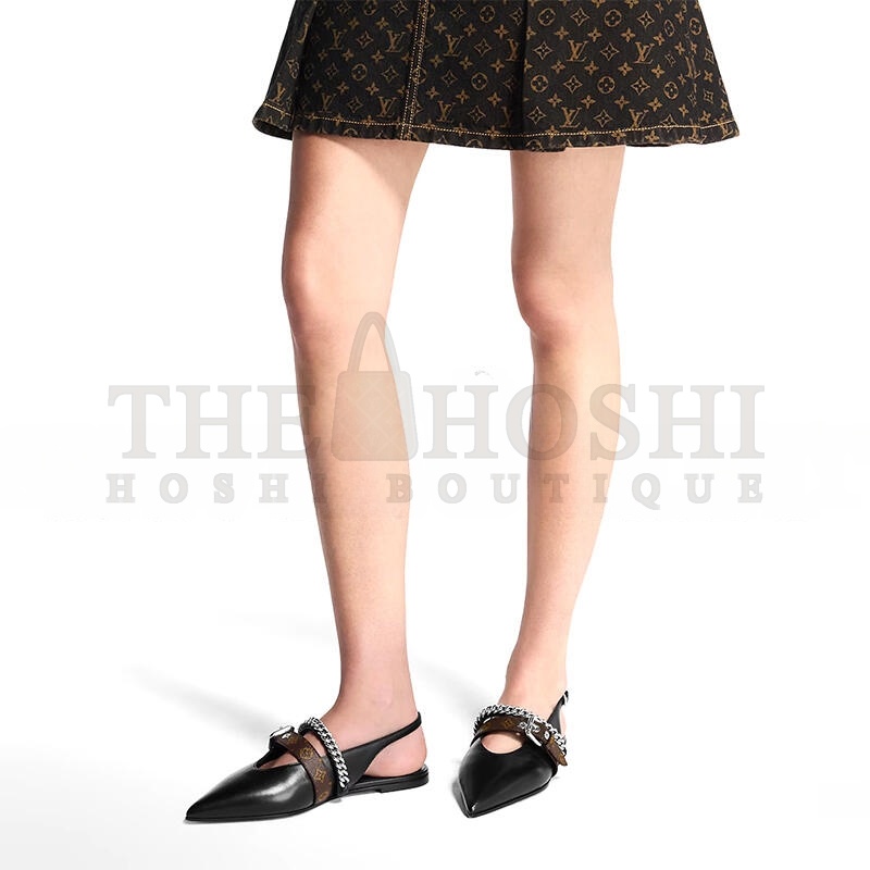 L0vis Vvtt0n LV VIBE SLINGBACK FLAT BALLERINA 1AHN92 Master Quality